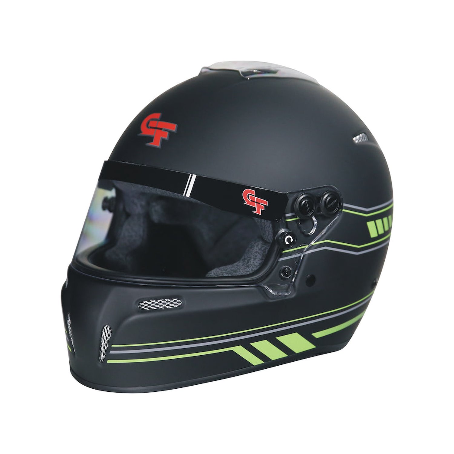 14102LRGM1 Helmet, Nighthawk Graphics SA2020, Large, Matte Black/Green