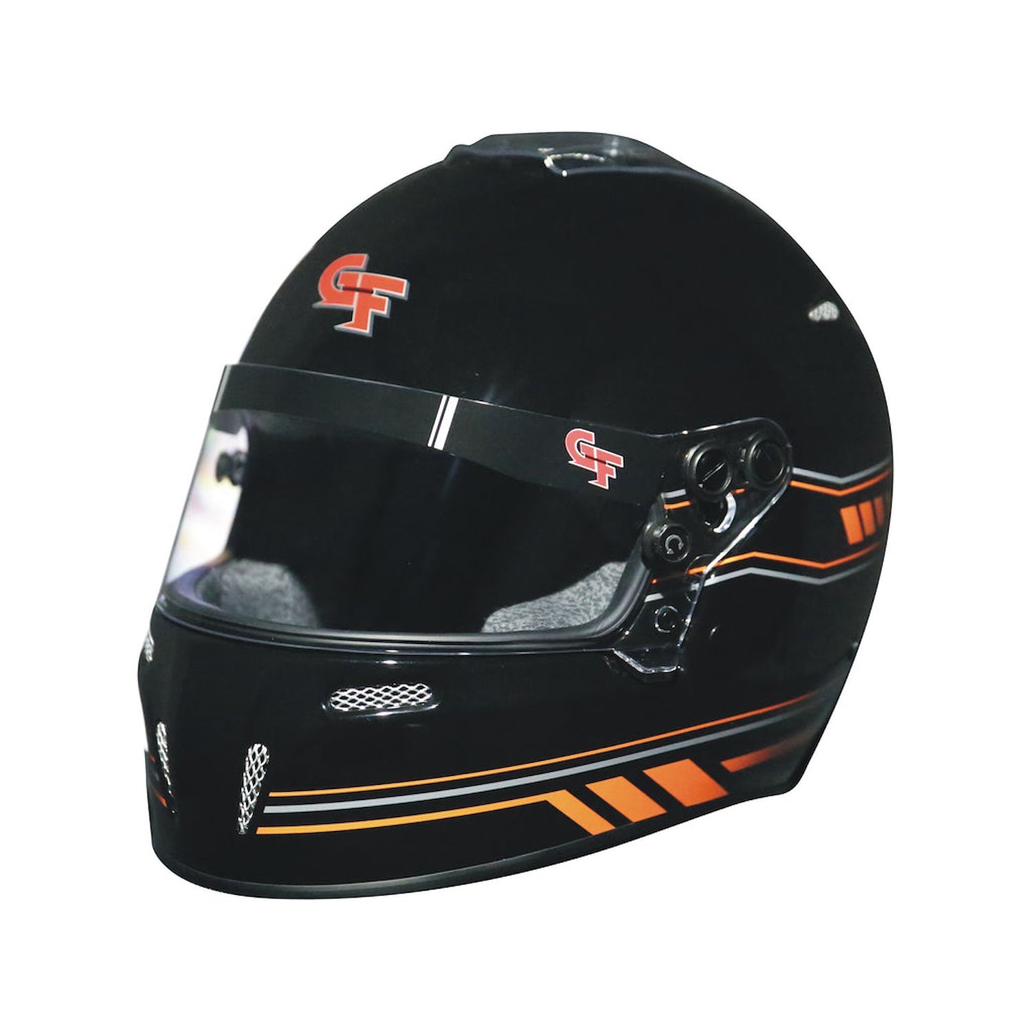 14102MEDB2 Helmet, Nighthawk Graphics SA2020, Medium, Black/Orange