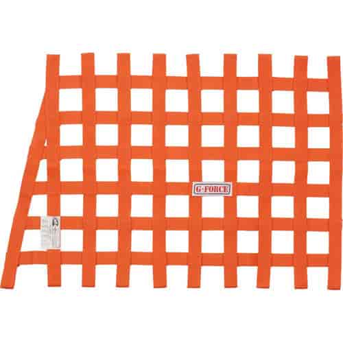 Angle Ribbon Window Net Orange