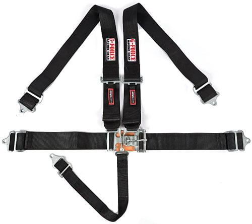 6000BK Pro-Series Latch & Link 5-Point Individual Harness Pull-Down Lap Belt Adjusters
