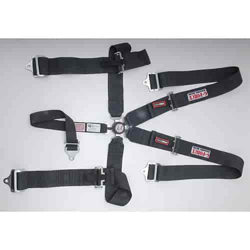 G-FORCE 7100BK: Pro-Series Camlock 5-Point Individual Harness Pull
