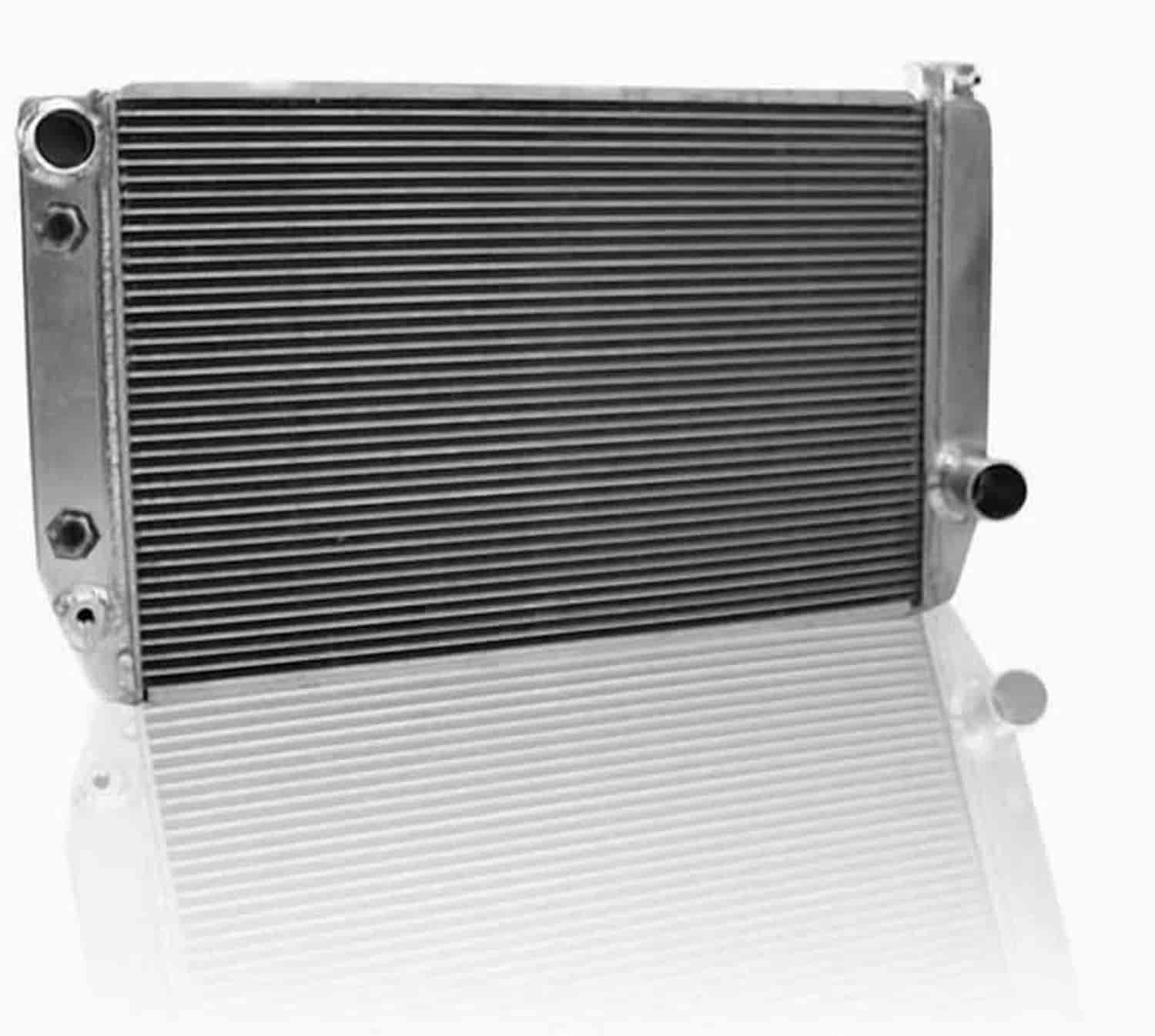 ClassicCool Universal Fit Radiator Single Pass Crossflow Design 31" x 15.50" with Transmission Cooler