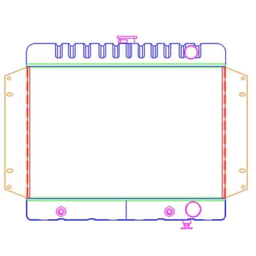 ExactFit Radiator for 1963-1967 Chevelle with Transmission Cooler