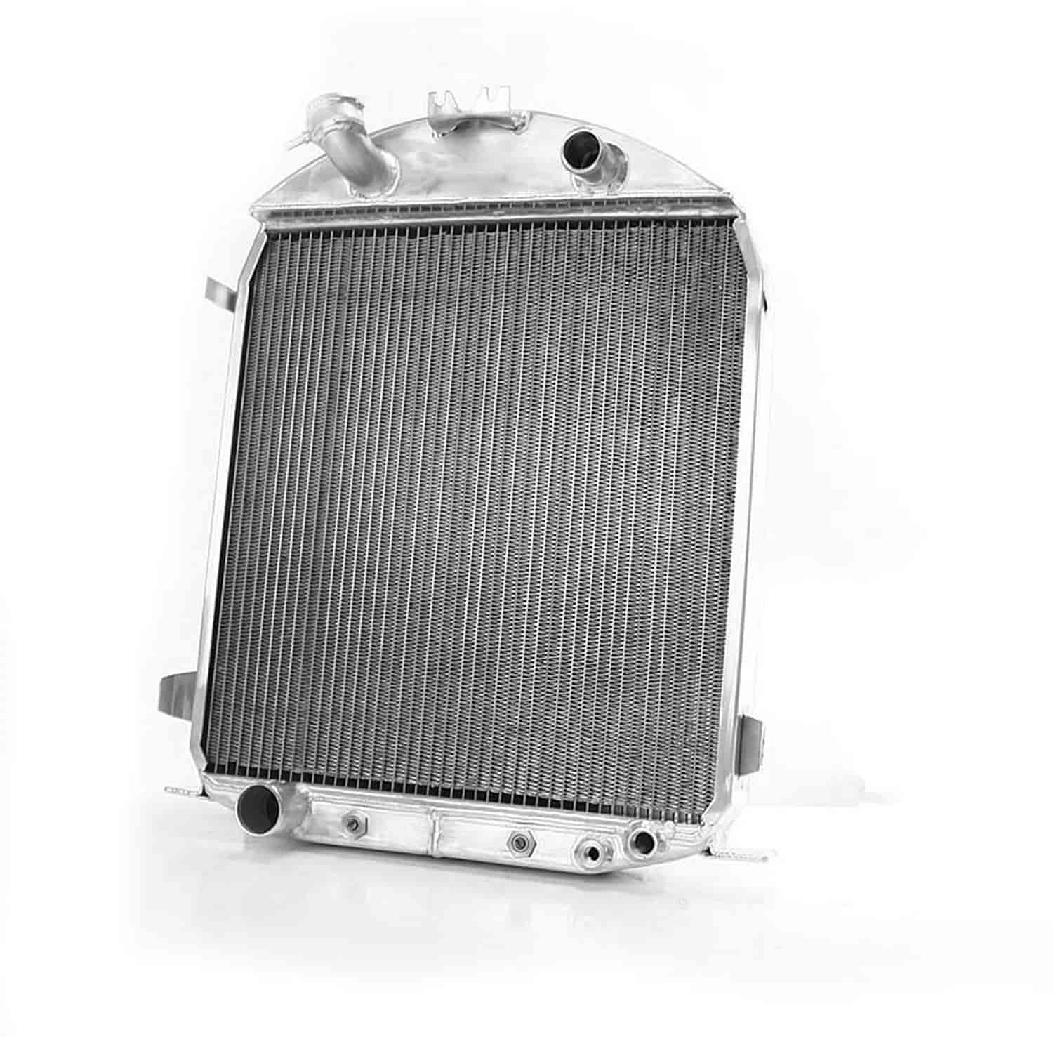 ExactFit Radiator for 1928-1929 Model A with Late Ford Small Block and Big Block; with Hood Rod Bracket