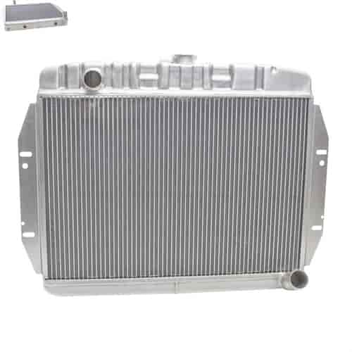 PerformanceFit Radiator for 1973-1986 Jeep CJ Chevy V8 Swap with Transmission Cooler