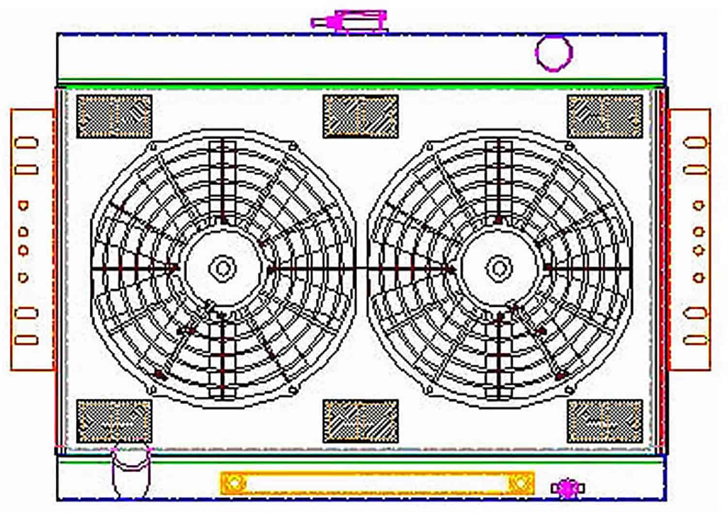 ExactFit Radiator ComboUnit for 1972-1992 Jeep Wagoneer SJ