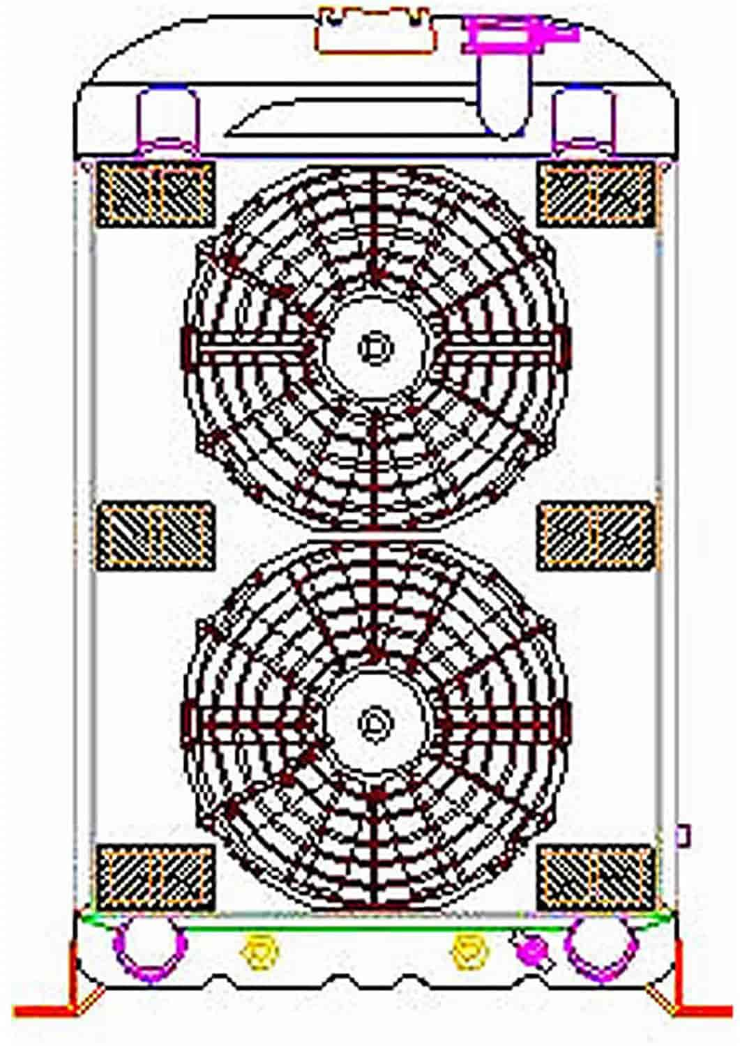 ExactFit Radiator ComboUnit for 1933-1934 Ford with Early