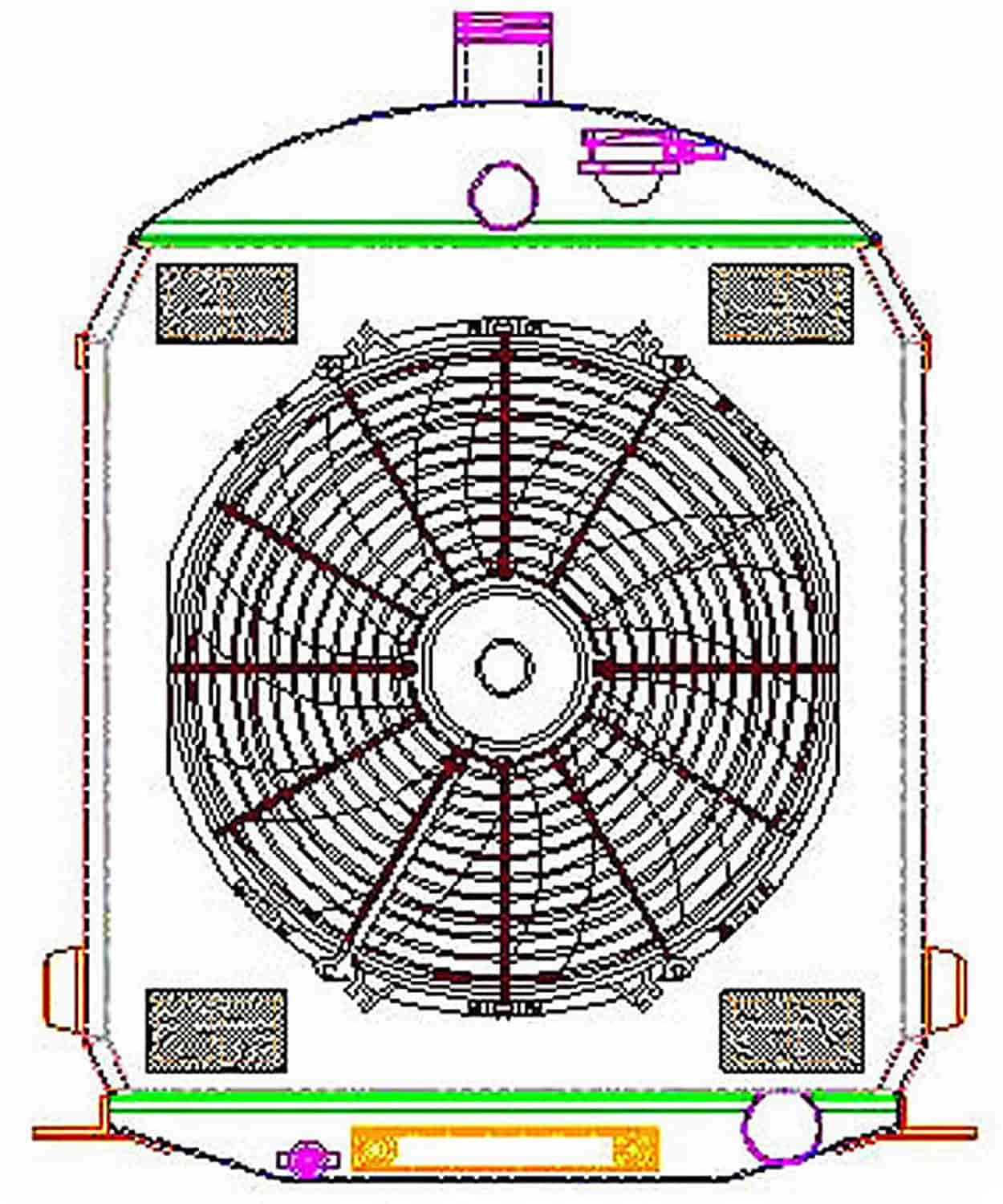 ExactFit Radiator ComboUnit for 1928-1929 Model A with