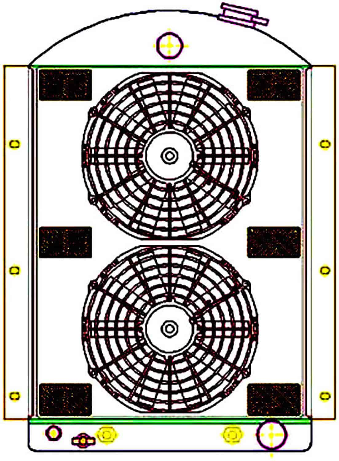 ExactFit Radiator ComboUnit for 1941-1946 Chevy Pickup Truck