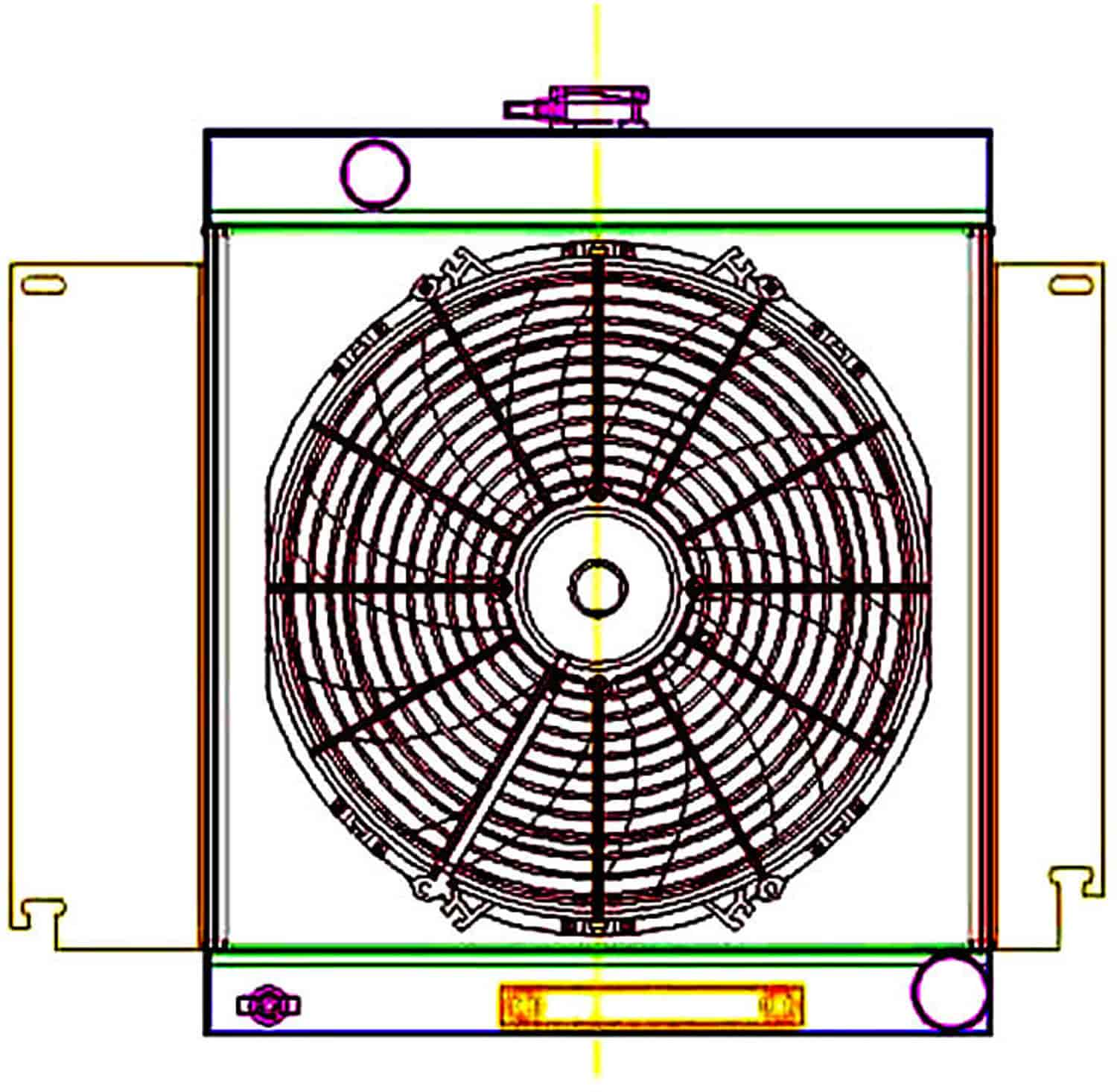 ExactFit Radiator ComboUnit for 1970-1972 Chrysler A Body