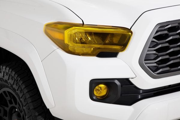 GT1886Y Yellow Headlight Covers Fits Select Toyota Tacoma