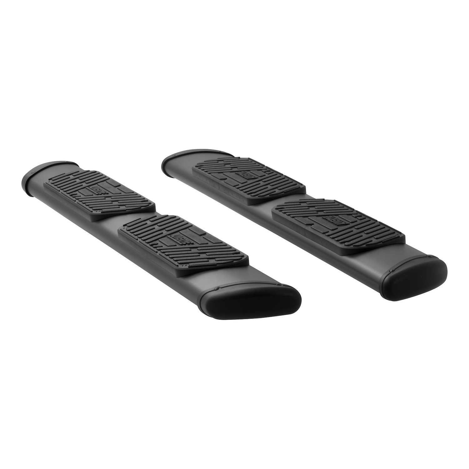 277078-401443 Regal 7 Black Stainless 78 in. Oval Side Steps Fits Select Chevy Silverado, GMC Sierra