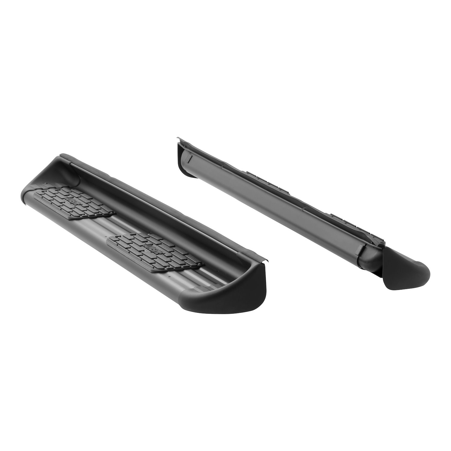 281442-581442 Black Stainless Steel Side Entry Steps Fits Select Chevy Silverado, GMC Sierra Double Cab