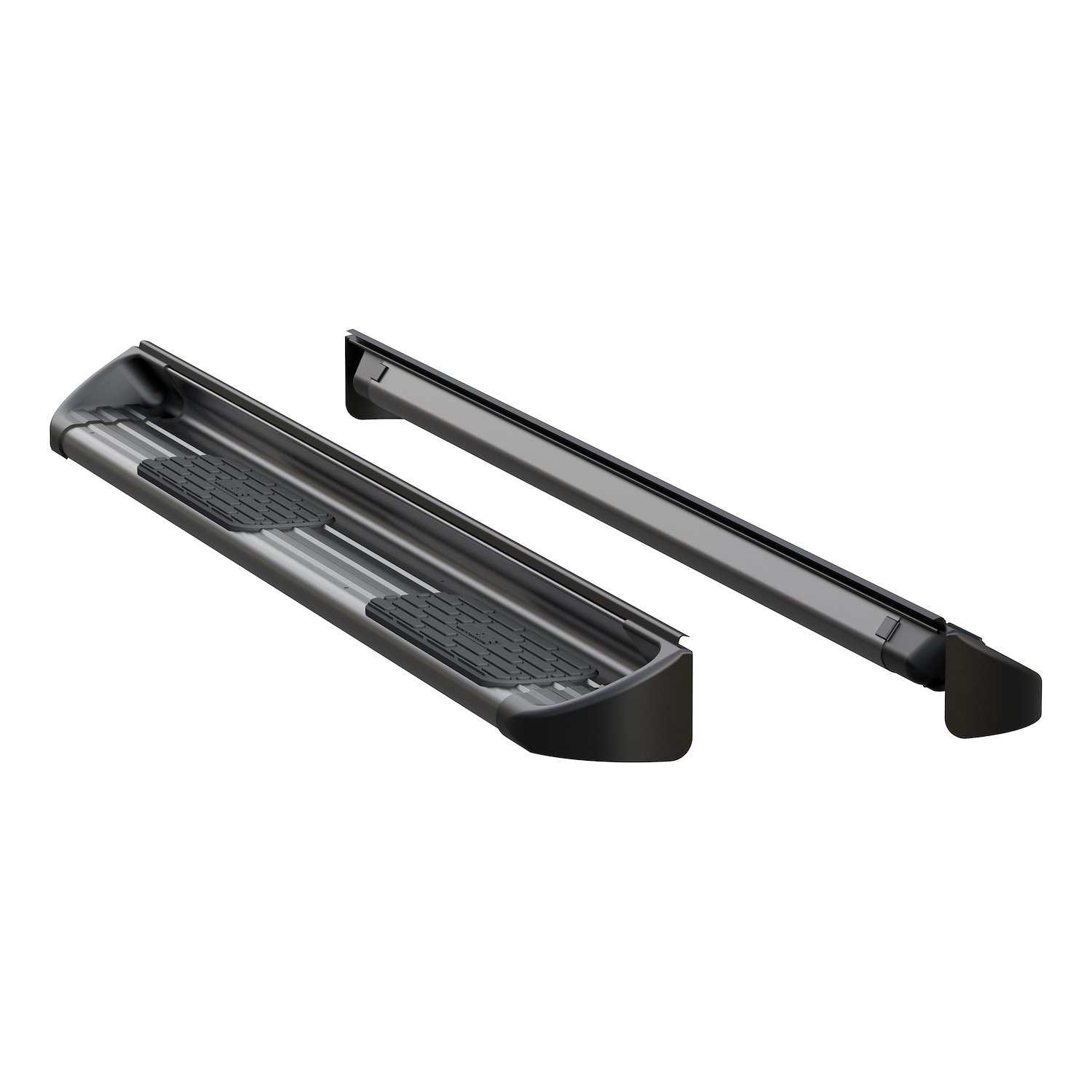 281443 Black Stainless Steel Side Entry Steps, Without Brackets