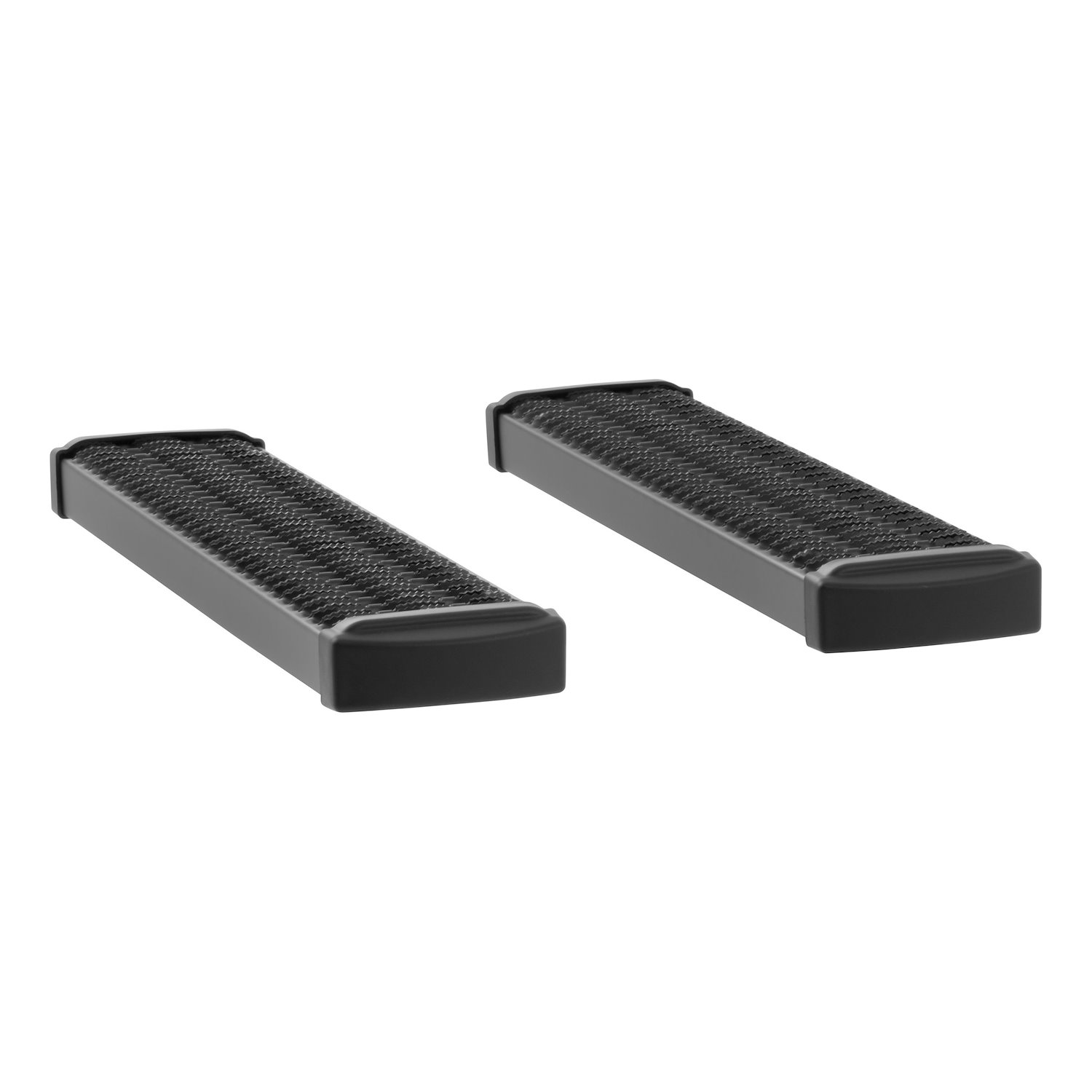 415036-400340 Grip Step 7 in. x 36 in. Black Aluminum Running Boards Fits Select Chevy Express, GMC Savana