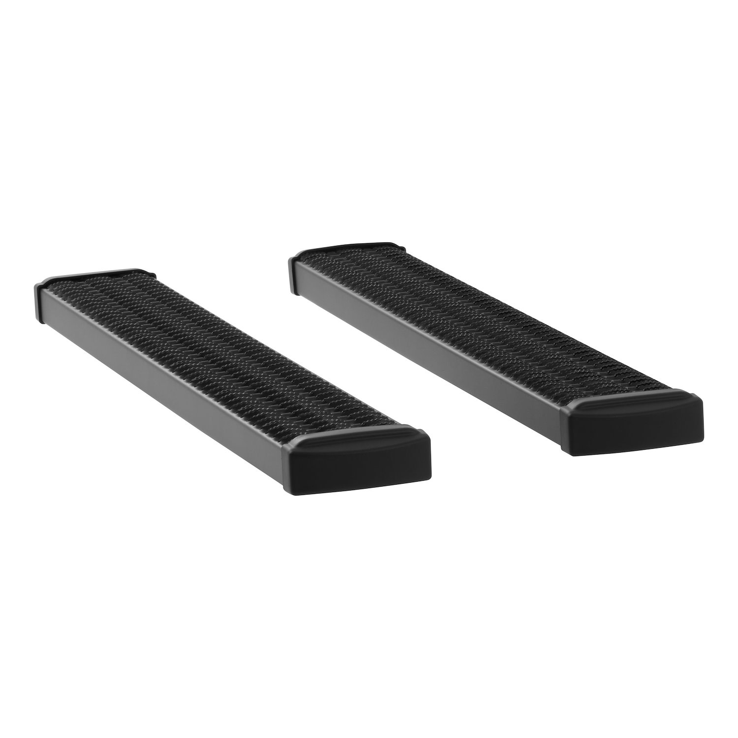 415054-400711 Grip Step 7 in. x 54 in. Black Aluminum Running Boards Fits Select Chevy Silverado, GMC Sierra