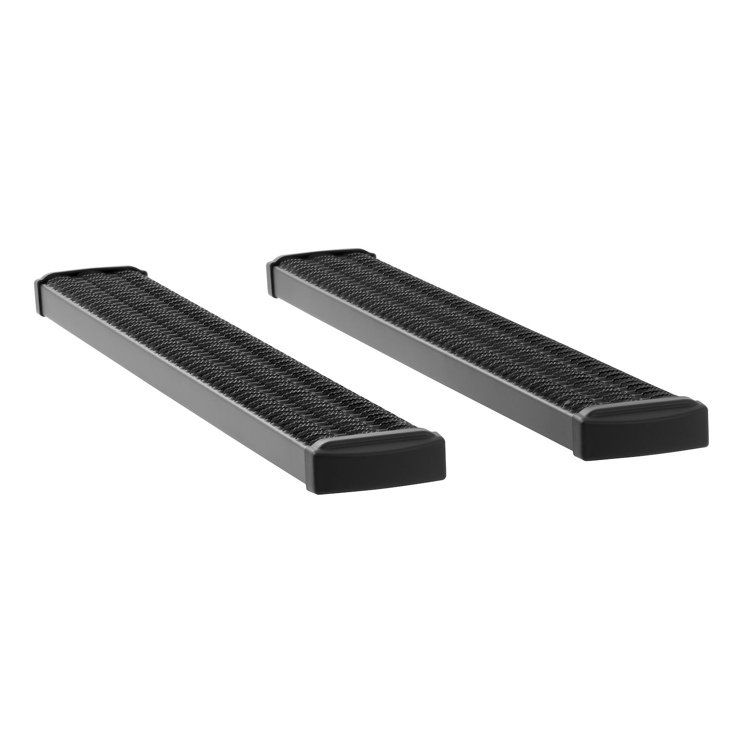 415060-401521 Grip Step 7 in. x 60 in. Black Aluminum Running Boards Fits Select Ford F-150