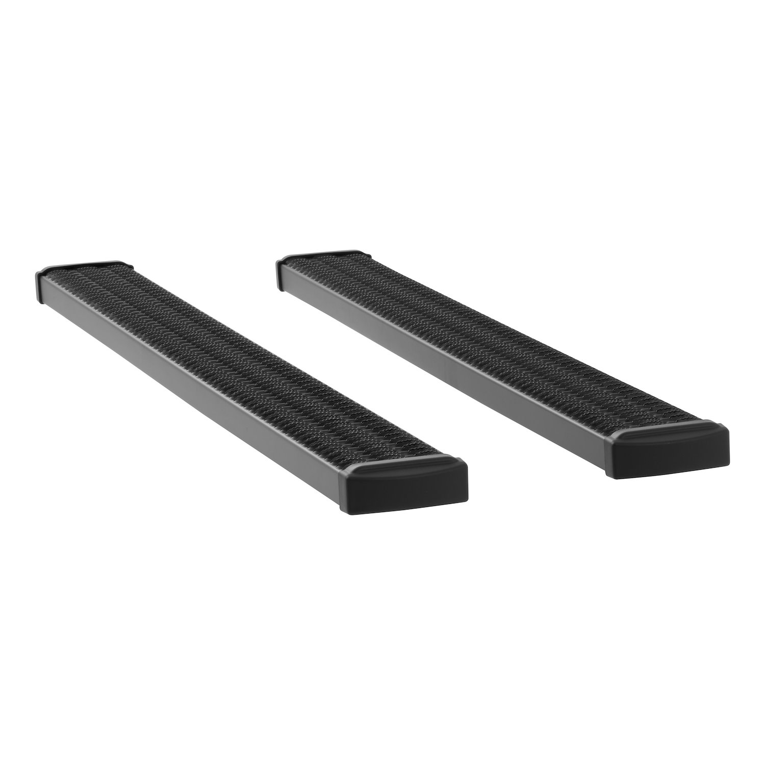 415078-400922 Grip Step 7 in. x 78 in. Black Aluminum Running Boards Fits Select Ford F-150