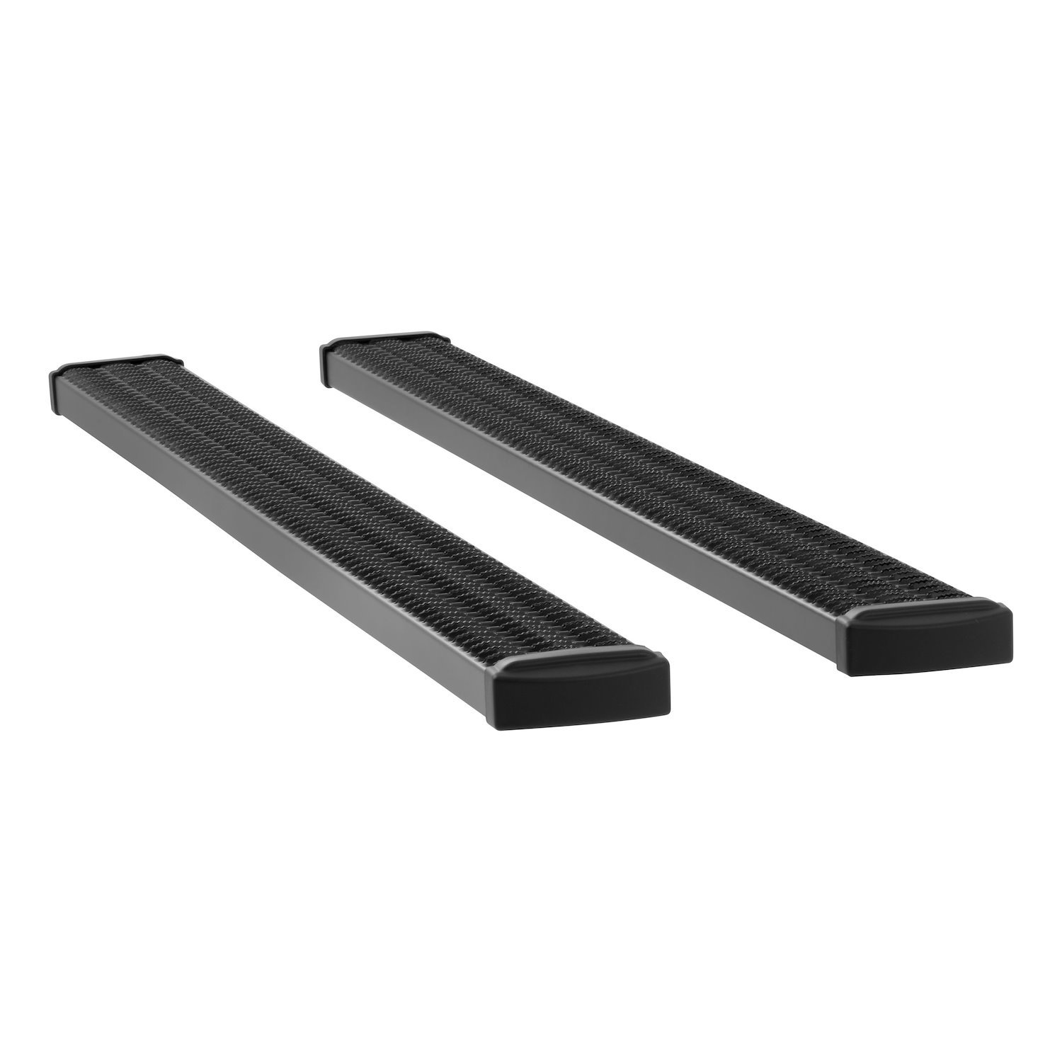 415088-401445 Grip Step 7 in. x 88 in. Black Aluminum Running Boards Fits Select Chevy Silverado, GMC Sierra Crew