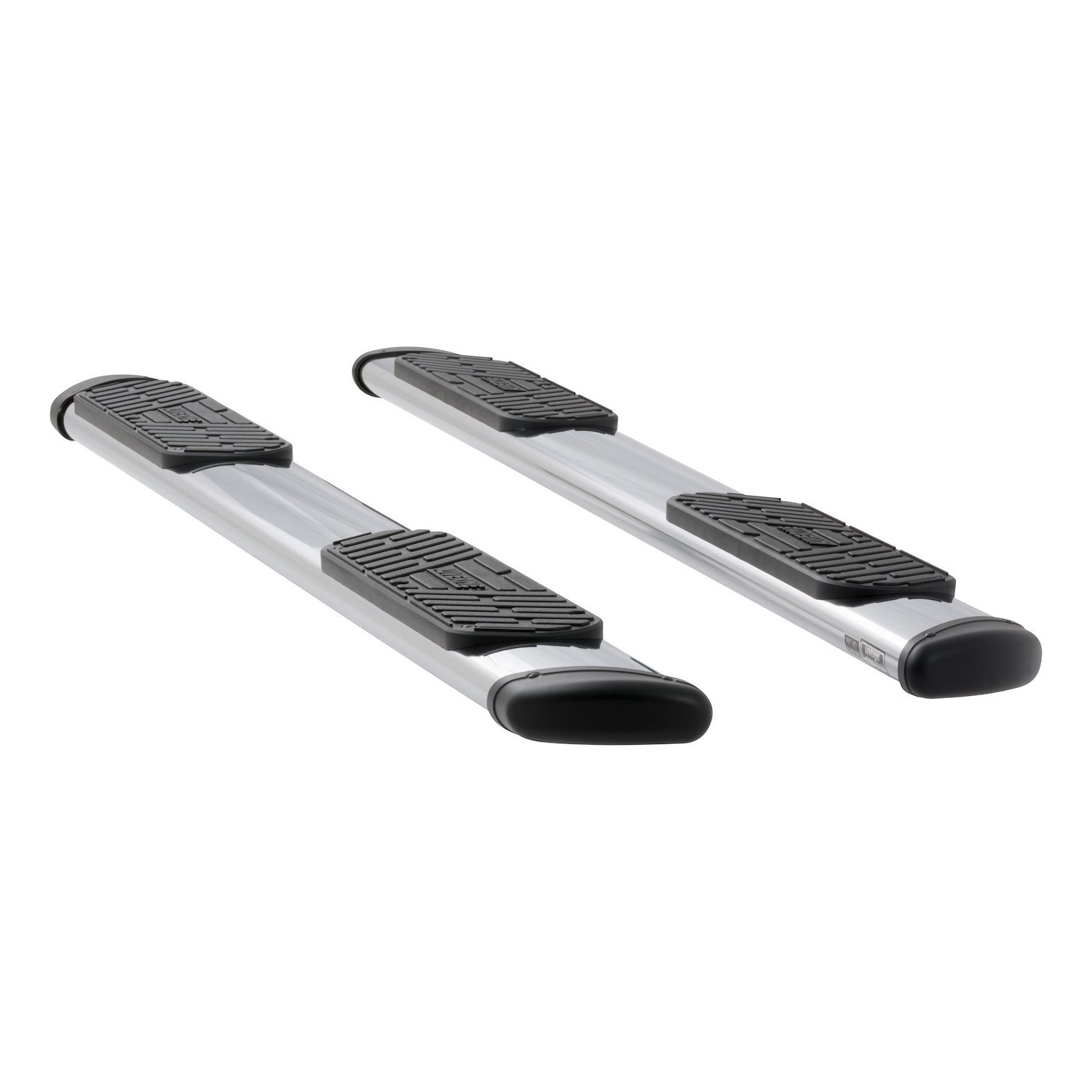 477093 Regal 7 Polished Stainless 93 in. Oval Side Steps, Without Brackets