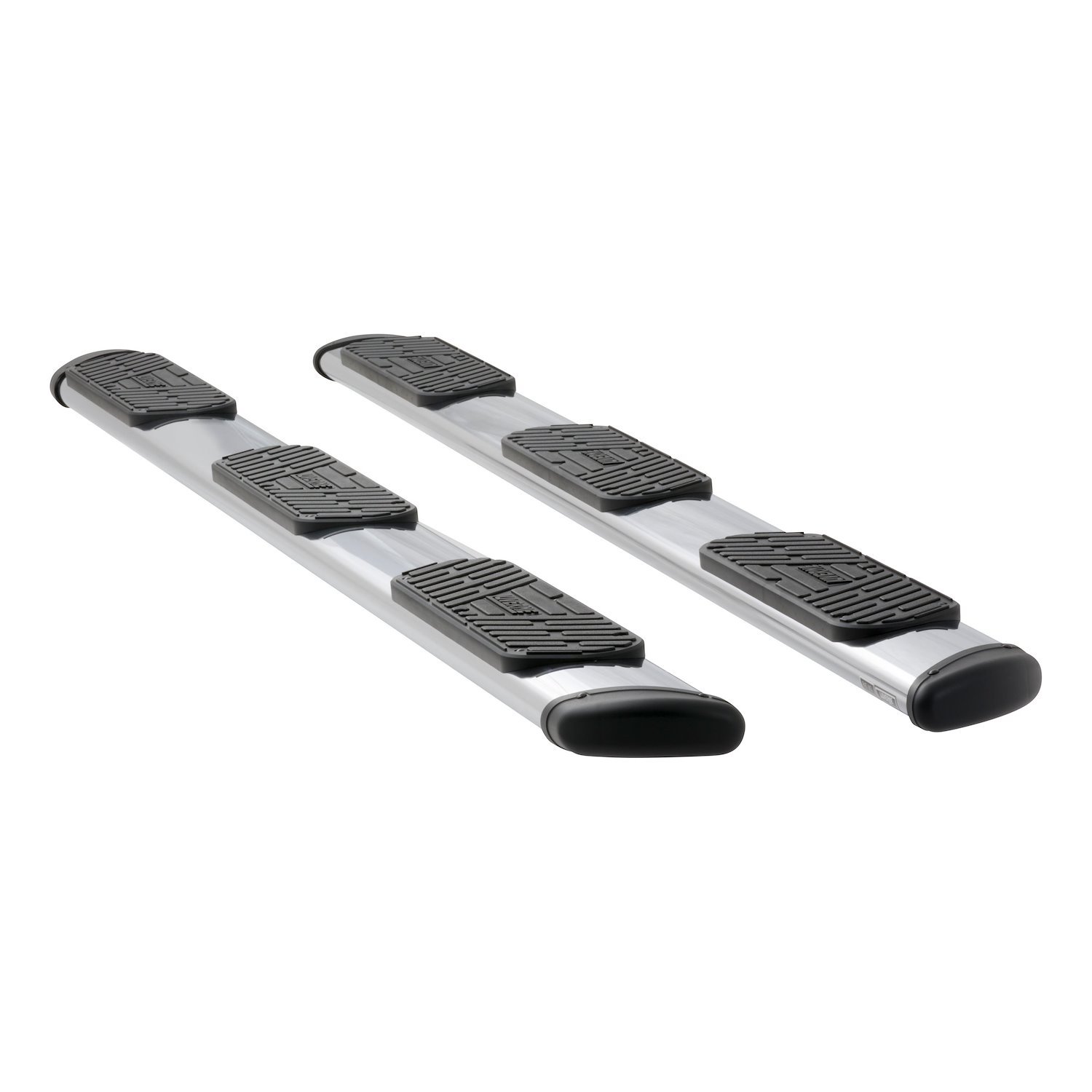 477125 Regal 7 Polished Stainless 125 in. Oval Side Steps, Without Brackets