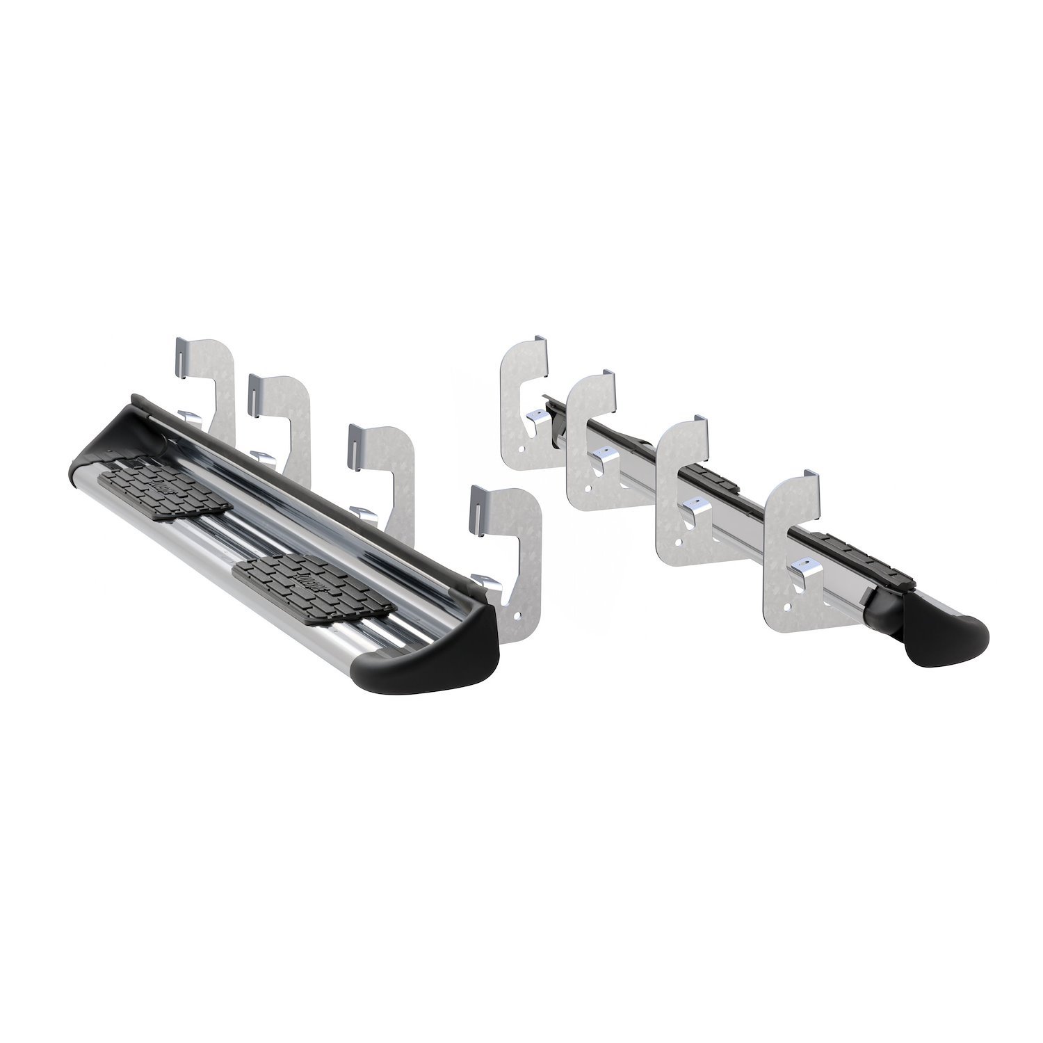 480743-581443 Polished Stainless Steel Side Entry Steps Fits Select Chevy Silverado, GMC Sierra Crew Cab