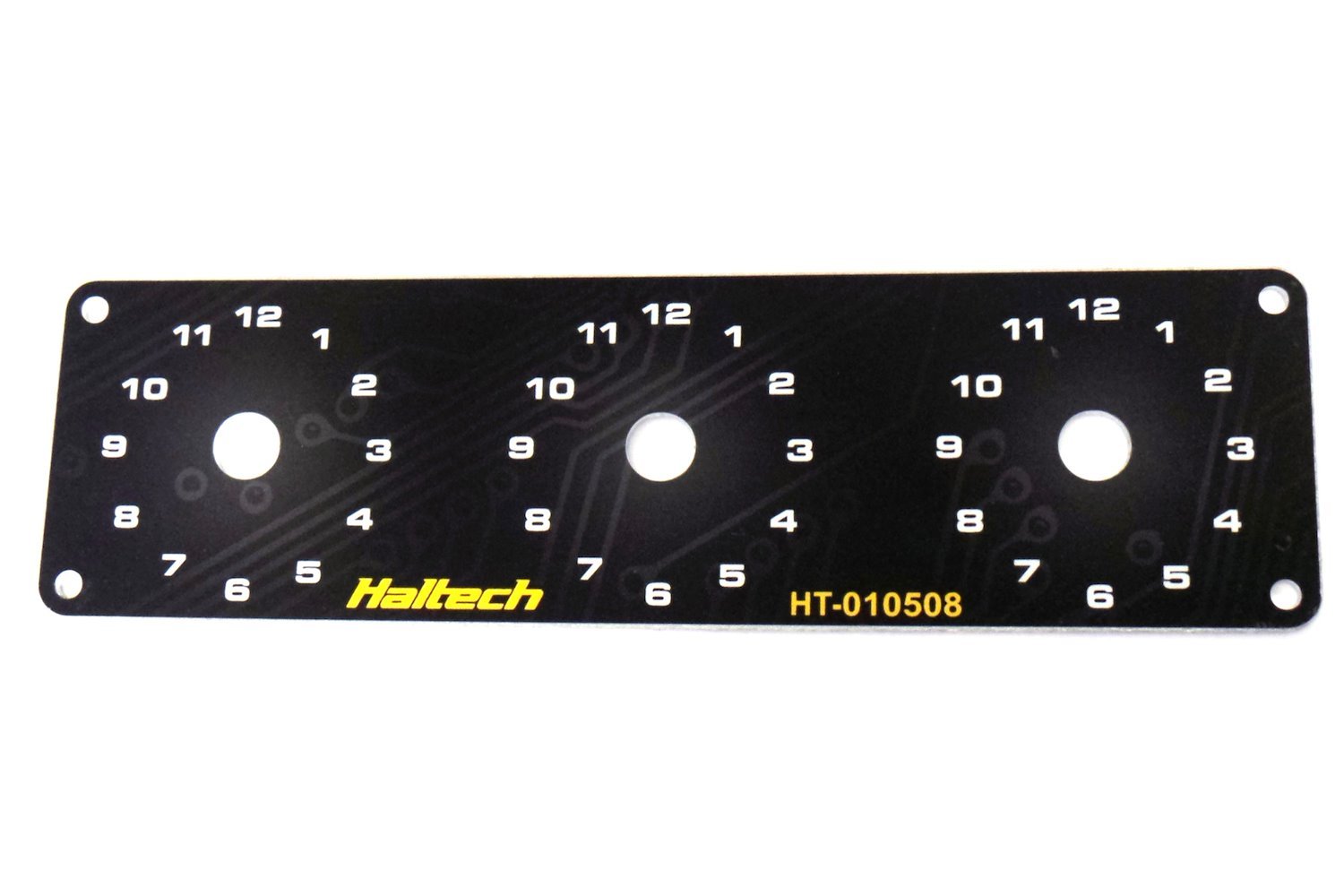 HT-010508 Triple Switch Panel Only, Includes Yellow & Red Knobs