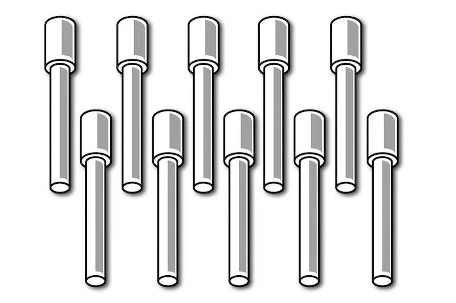 HT-030052 Plastic AMP Connector-Pins Only, Waterproofing/Blanking