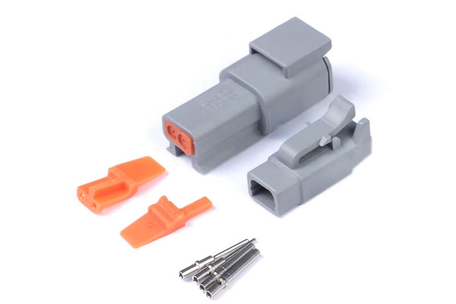 HT-031012 Plug and-Pins Only, Matching Set Deutsch DTM-2 Connectors (7.5 Amp)