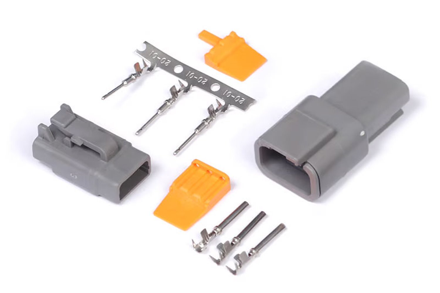 HT-031013 Plug and-Pins Only, Matching Set Deutsch DTM-3 Connectors (7.5 Amp)