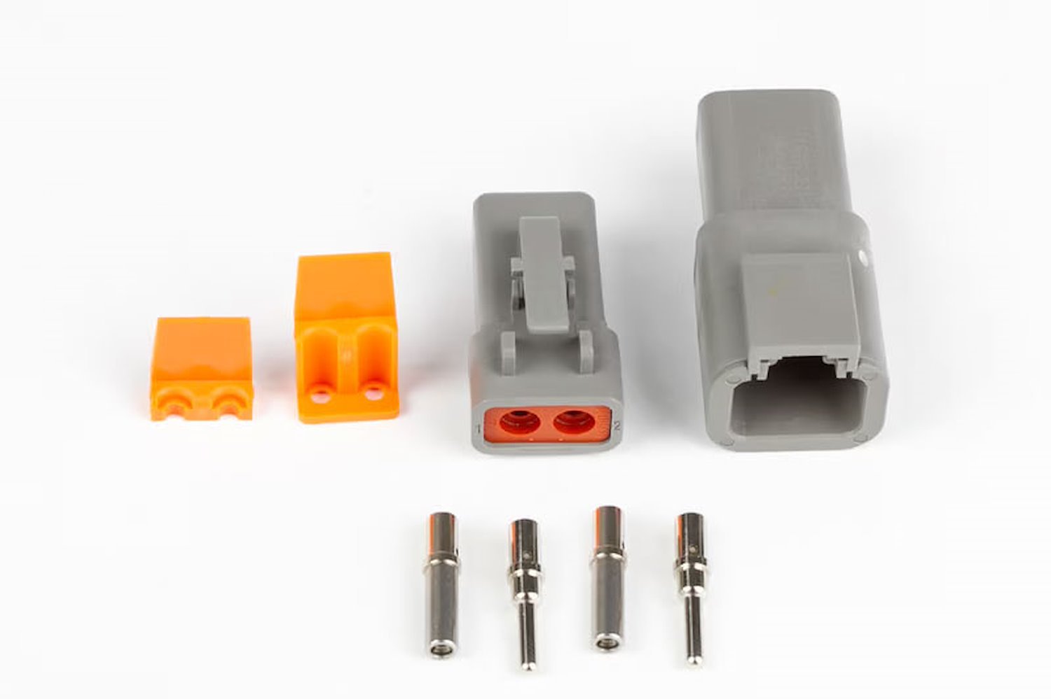 HT-031202 Plug and-Pins Only, Matching Set of Deutsch DTP-2 Connectors, 25 Amp