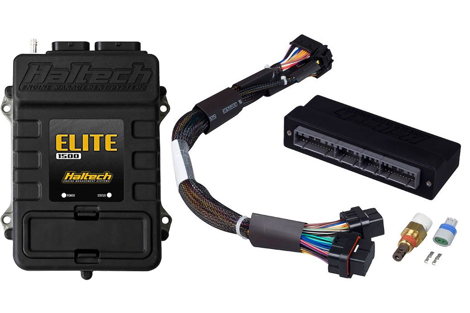 HT-150936 Elite 1500 Plug-and-Play Adaptor Harness ECU Kit, Mitsubishi EVO 1-3 & GSR