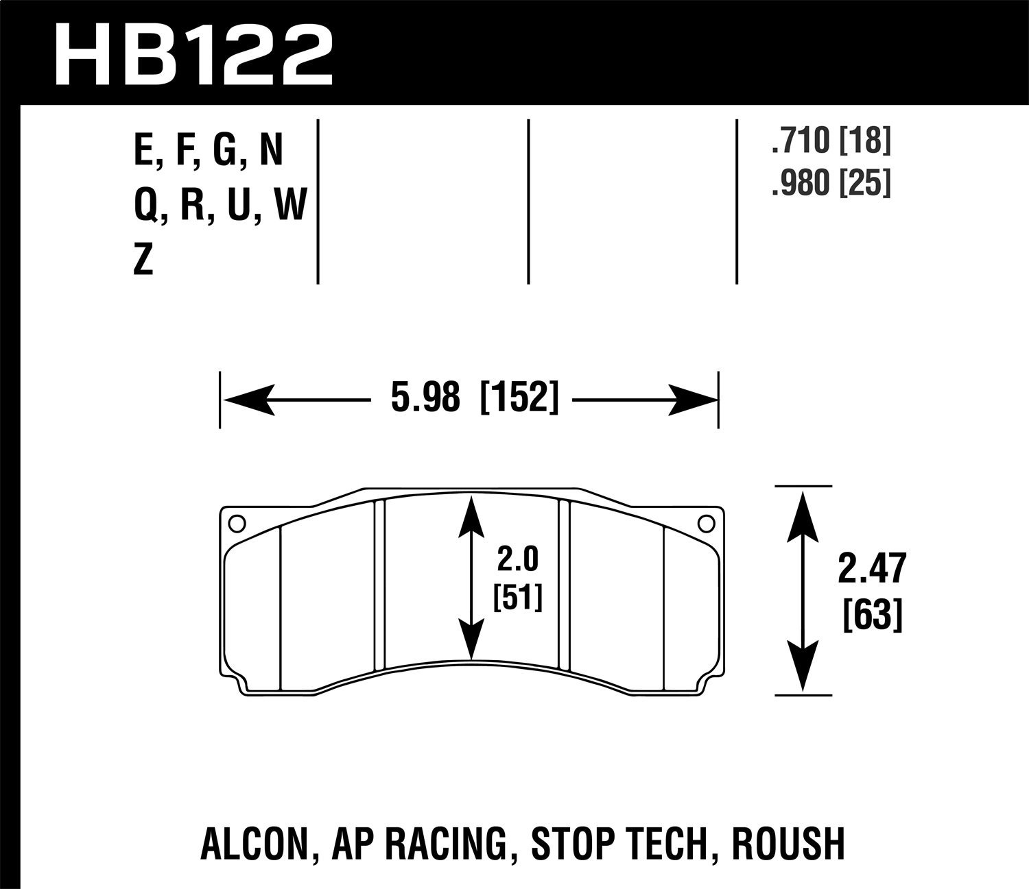 STREET RACE BRAKE PADS