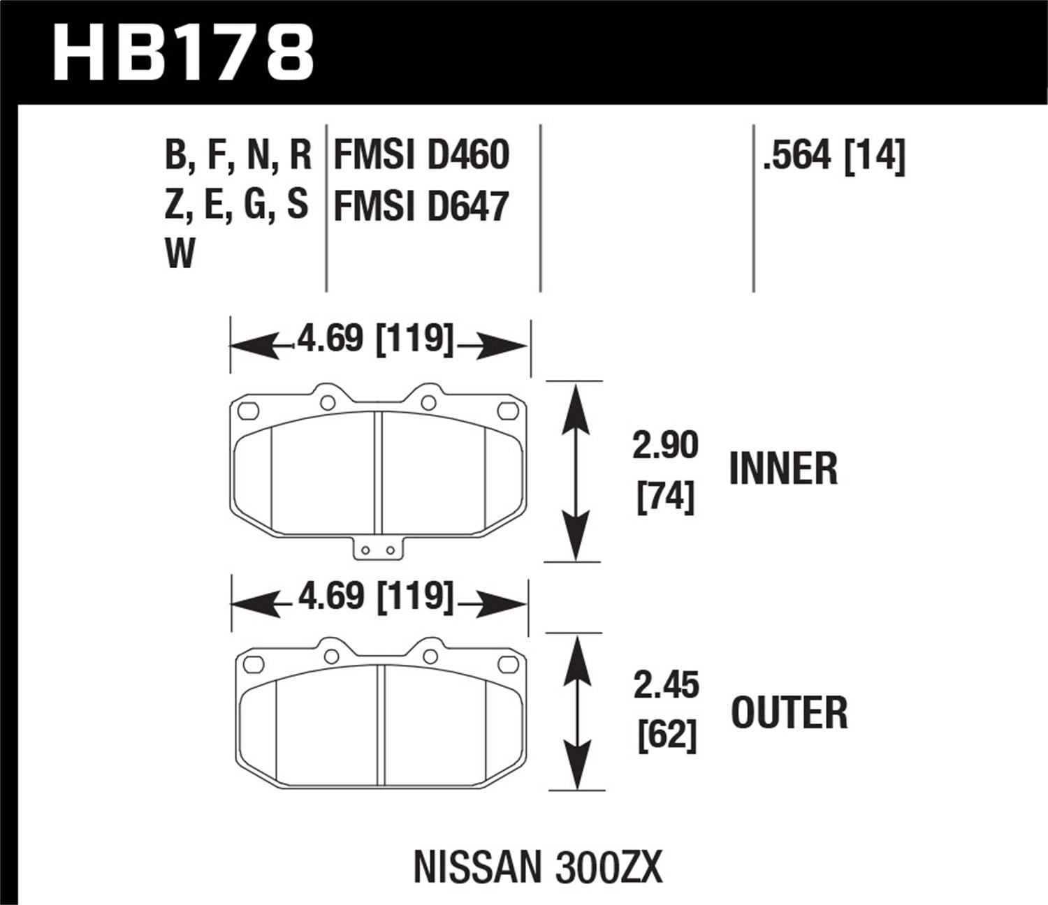 ER-1 BRAKE PADS