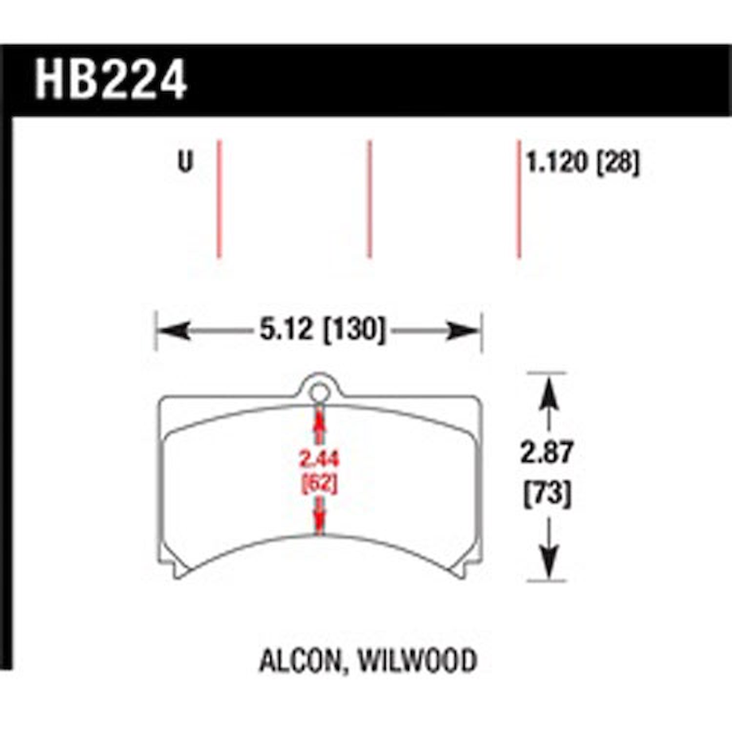 DTC-70 PADS Wilwood Alcon