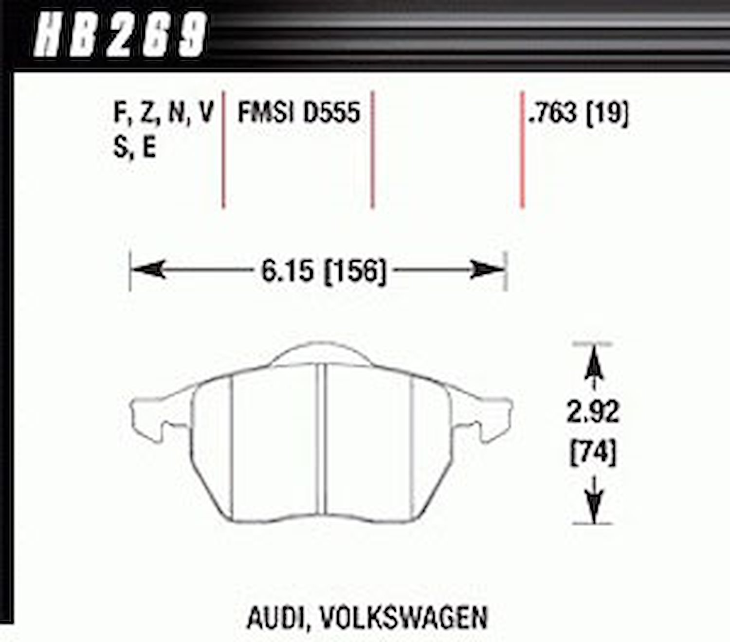 HT-10 PADS Audi Volkswagen