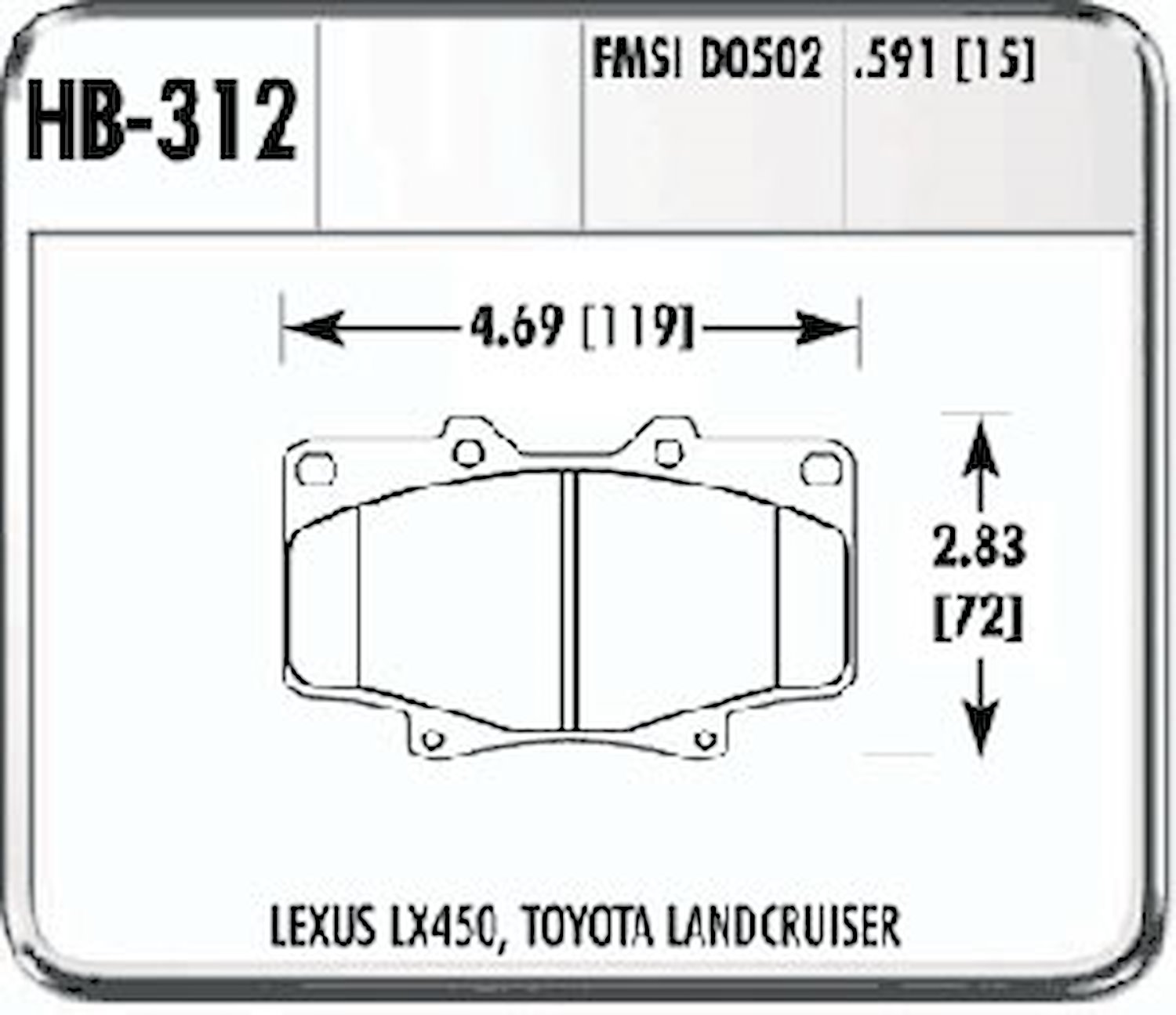 Performance Brake LEXUS LX450 TOYOTA LANDCR