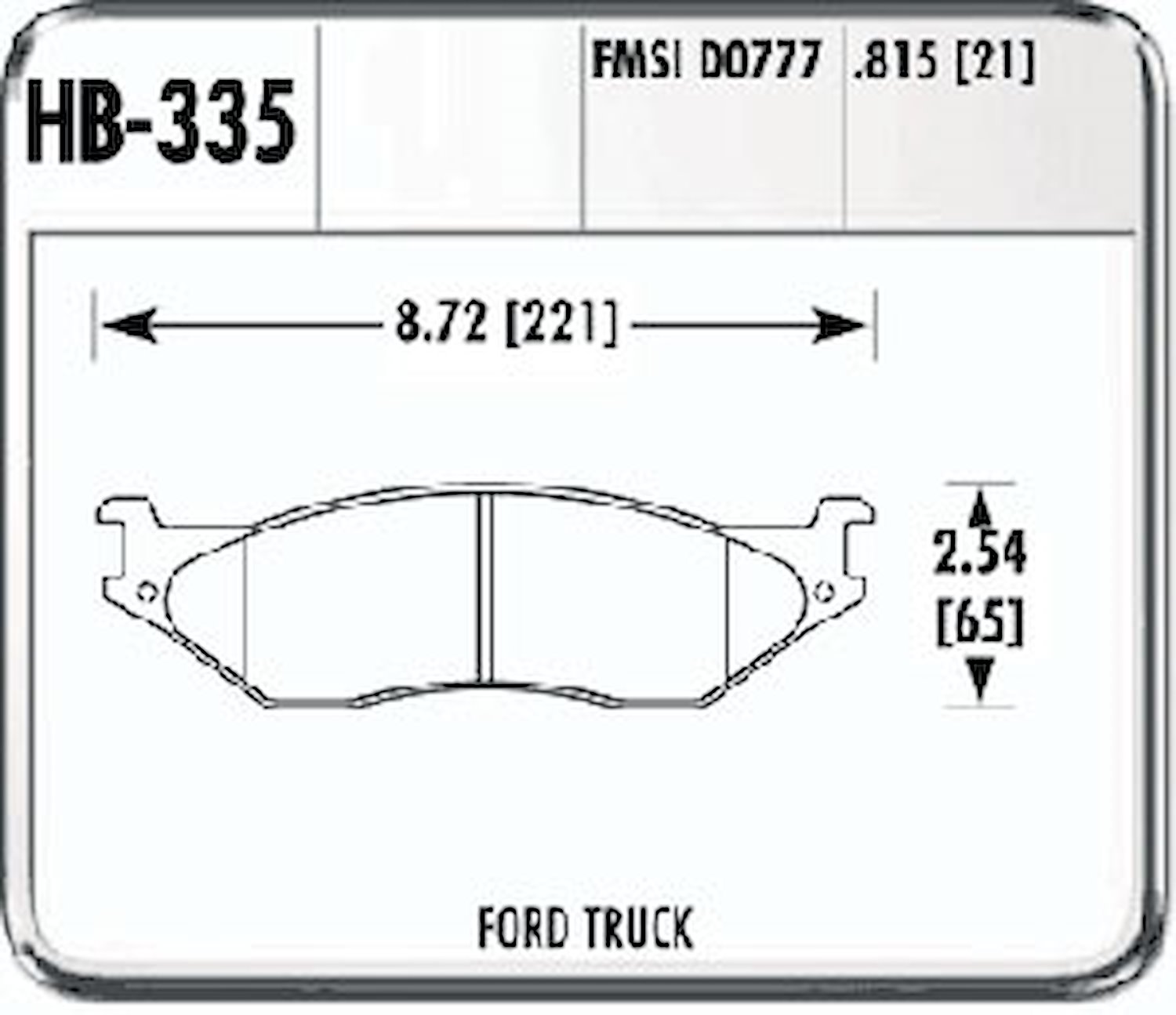 Performance Brake FORD TRUCK