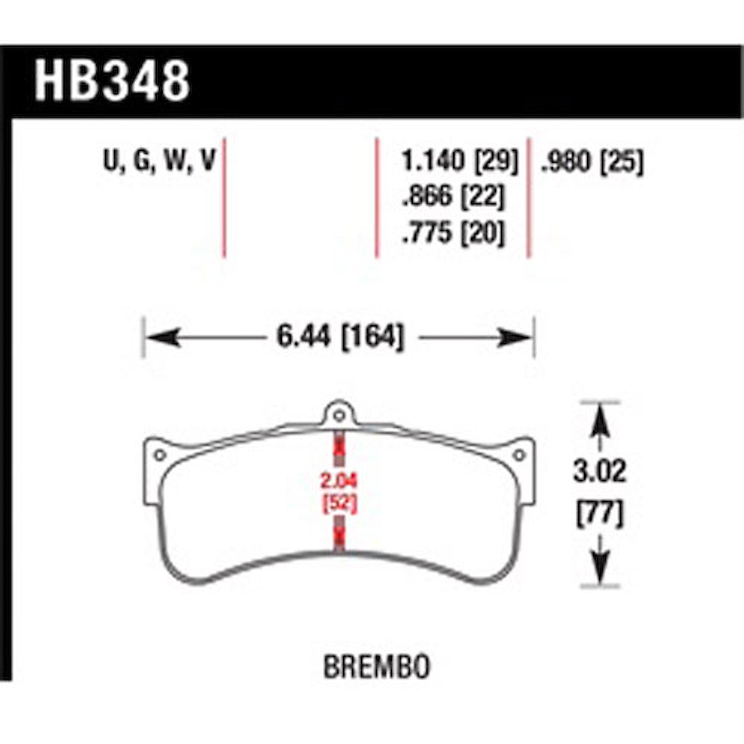 HT-14 PADS Brembo