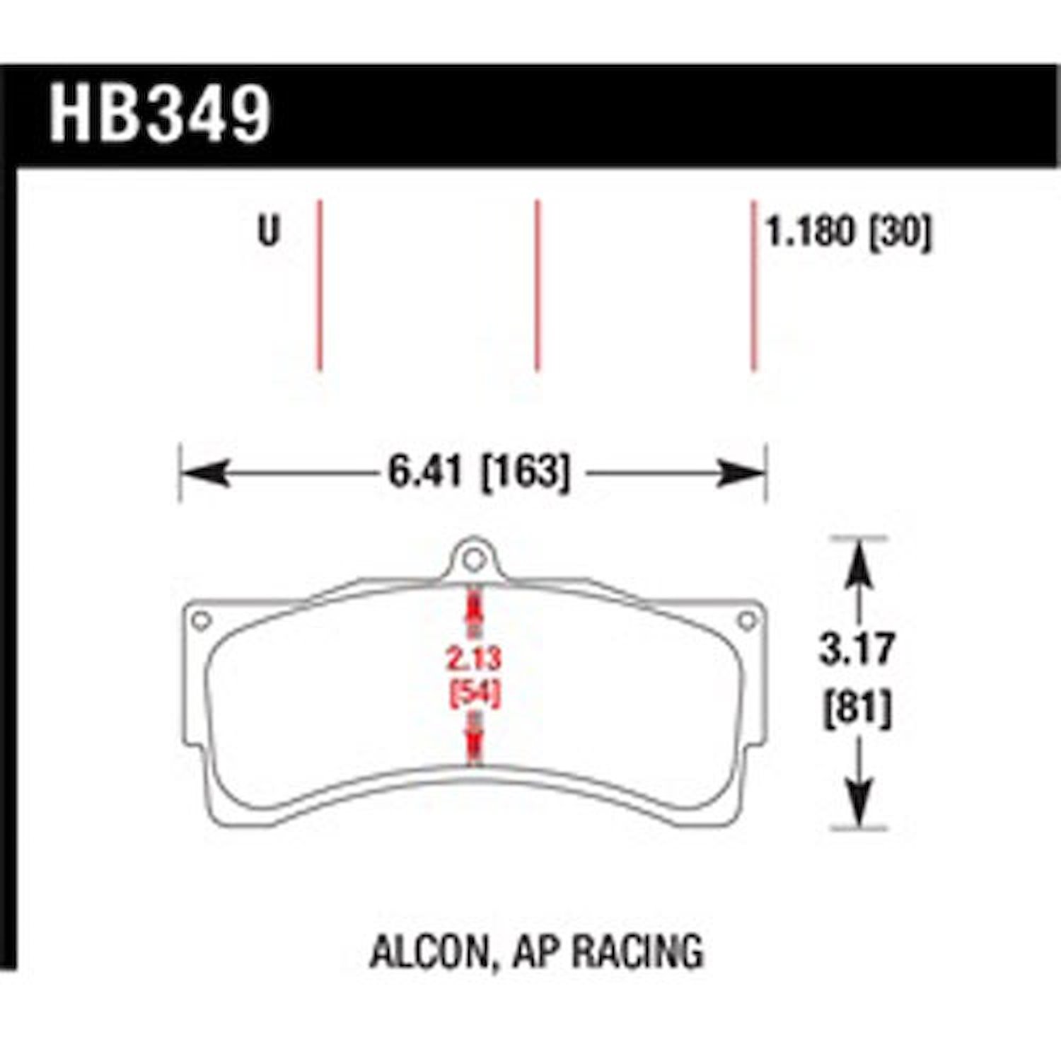 DTC-70 PADS Ap Racing Alcon