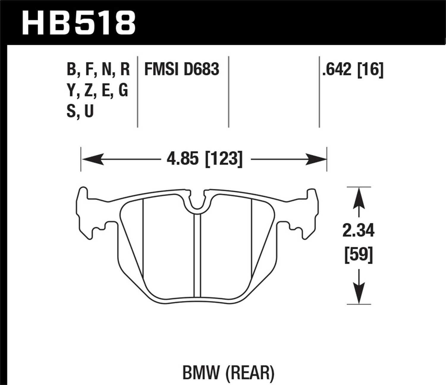 ER-1 BRAKE PADS