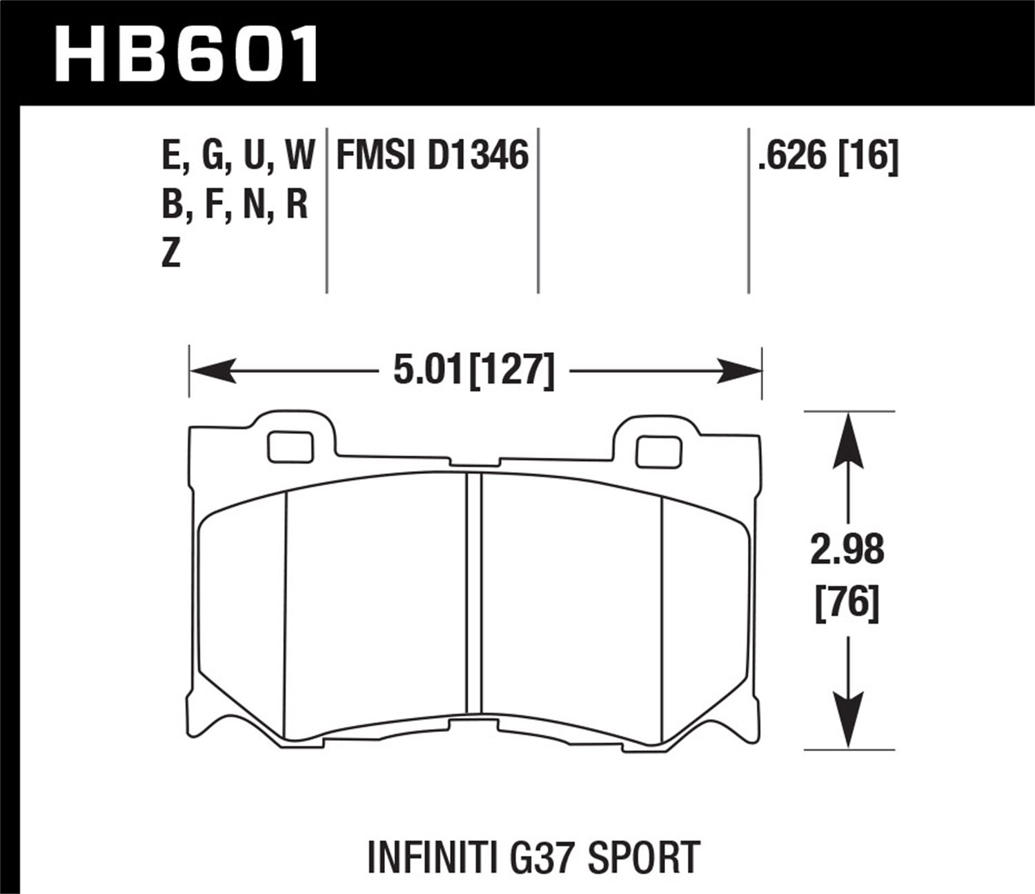 ER-1 BRAKE PADS