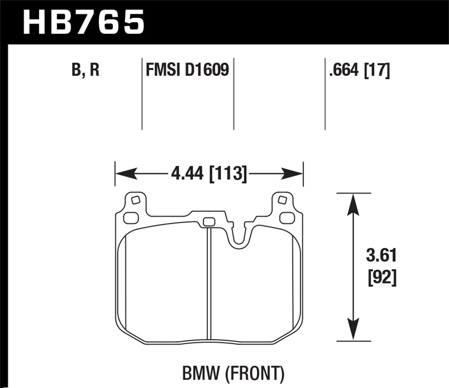 ER-1 BRAKE PADS