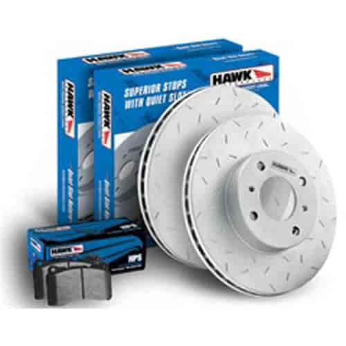 HPS Brake Kits Front Incl Pads And Rotors w/5.3 in. Brake Pad