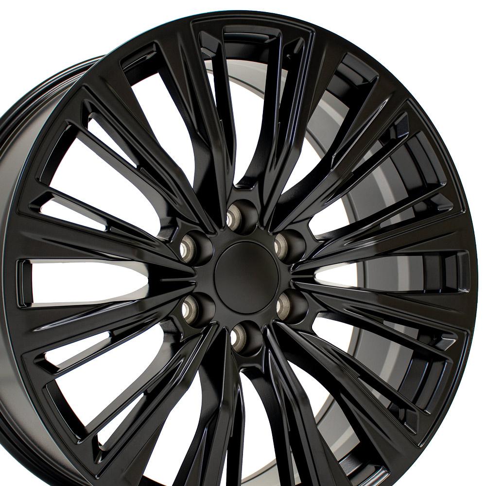 CA93 SATIN BLK 22X9