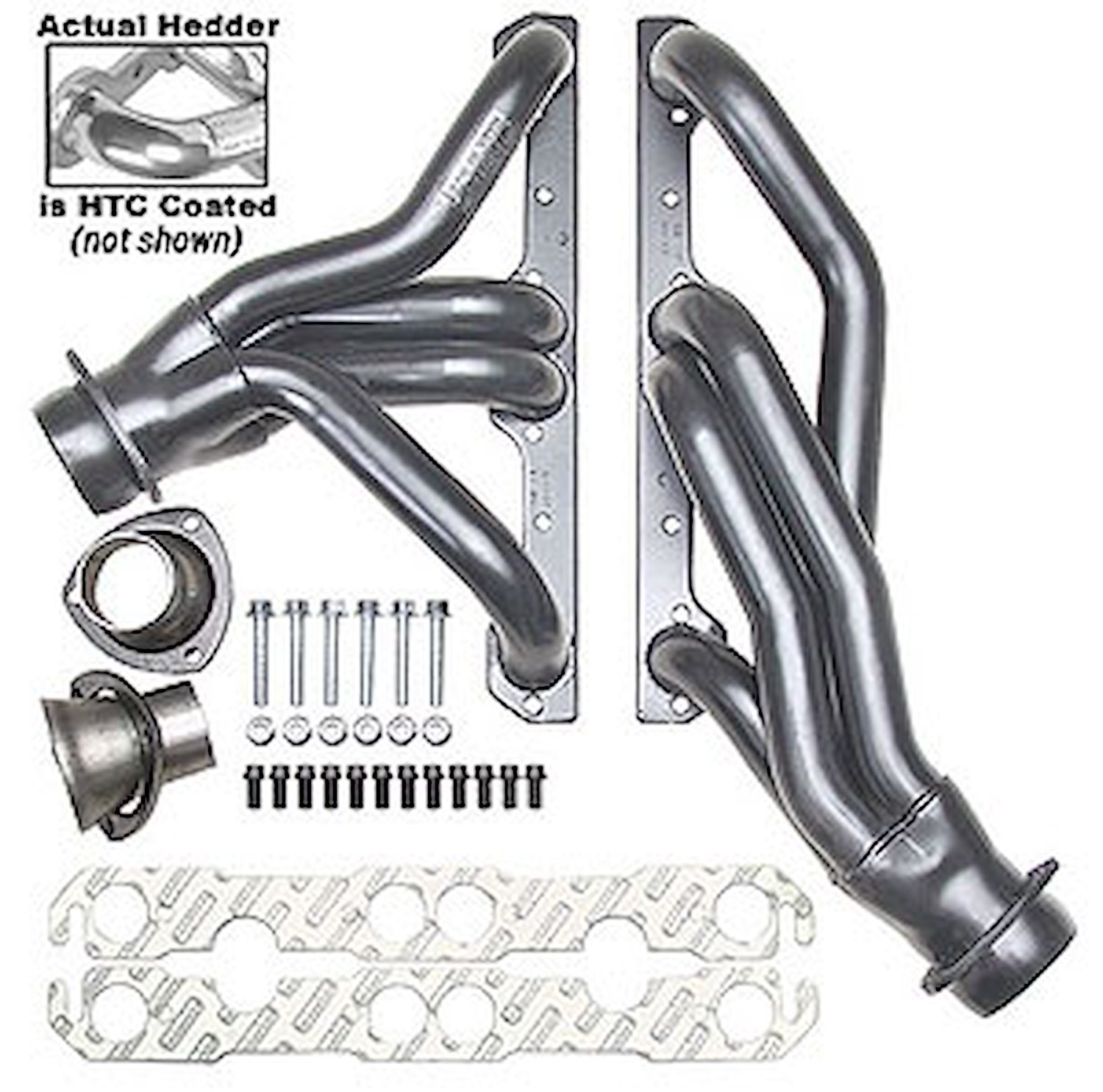 Standard-Duty Uncoated Shorty Headers 1968-87 Camaro, Chevelle,