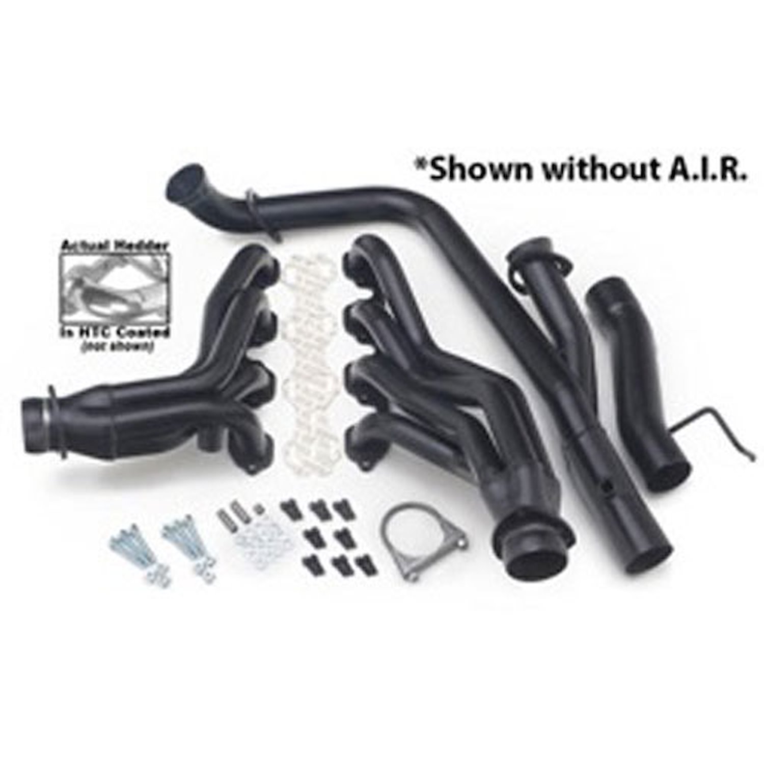 Standard Duty HTC Coated Shorty Headers 1988-97 Ford