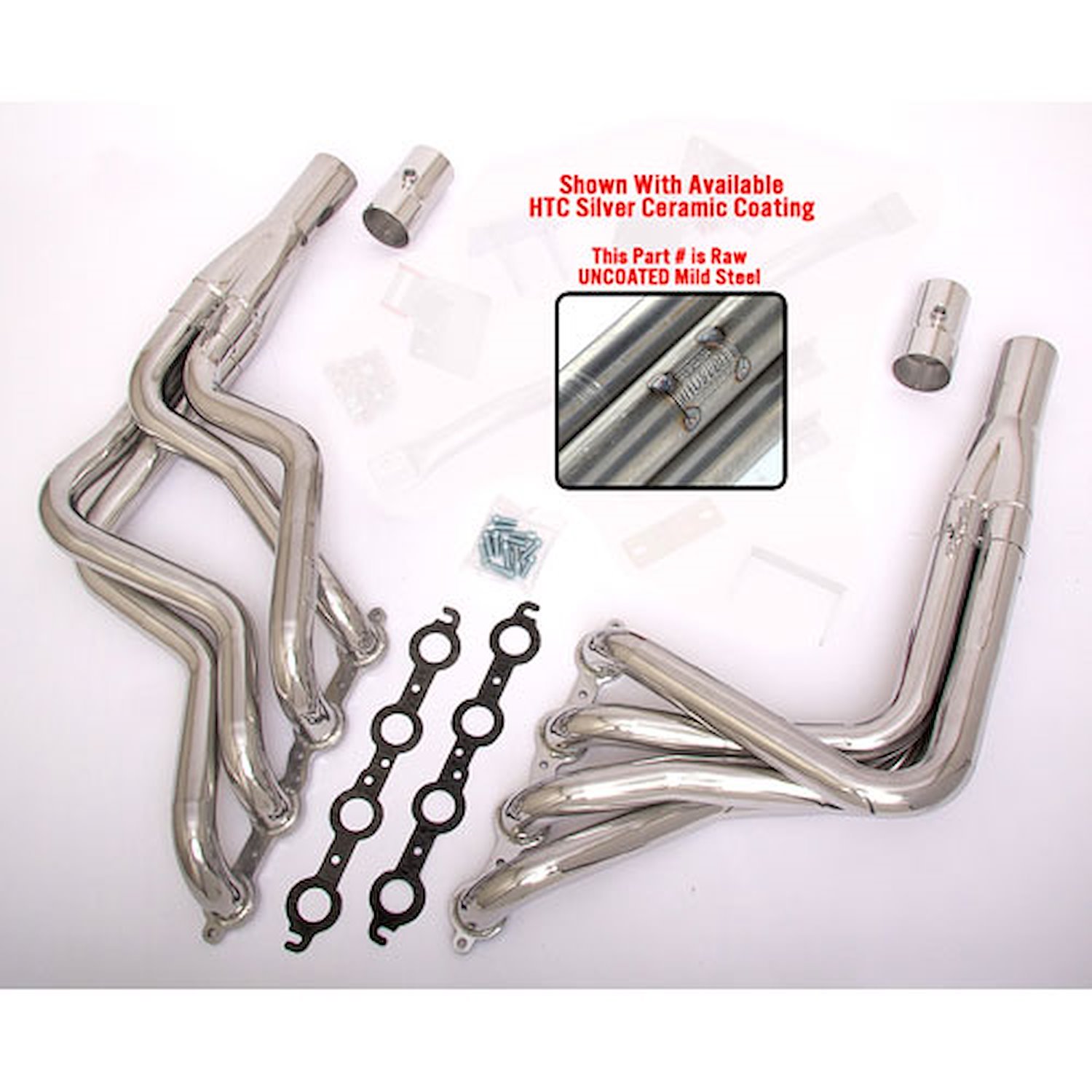 Long-Tube Headers Uncoated