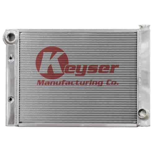 16 in. x 27-1/2 in. High-Performance Single Pass Radiator w/Oil Cooler - GM