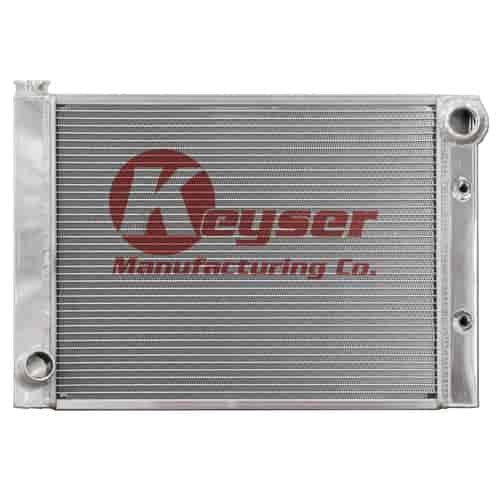 16 in. x 27-1/2 in. High-Performance Single Pass Radiator w/Oil Cooler - Ford